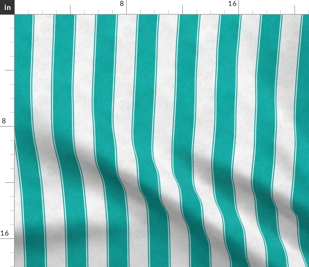 Windjammer Rustic Stripes Turquoise 00afa8 Medium 