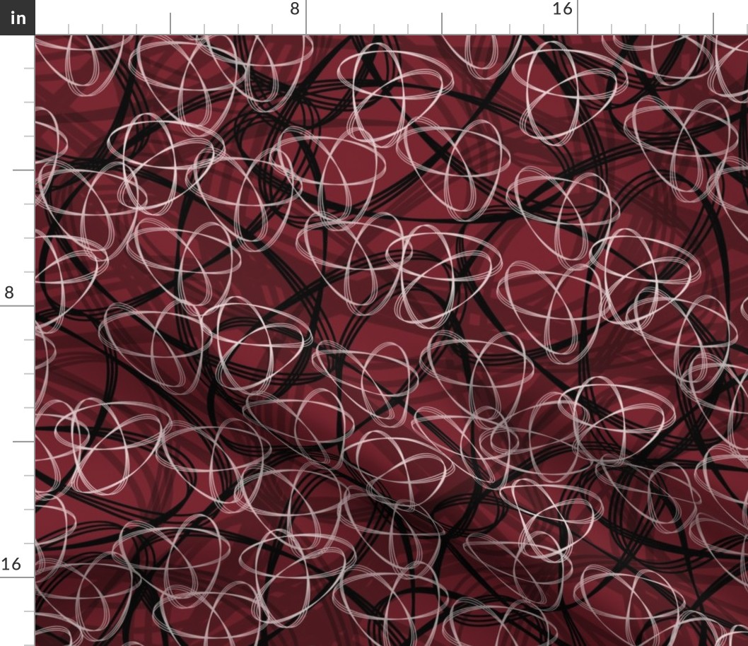Atomic Gradation - Linear Textured Layers - Claret - 77222c