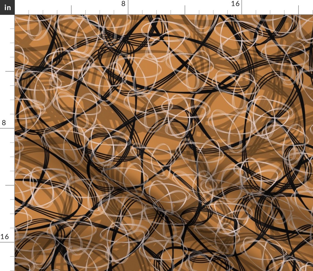 Atomic Gradation - Linear Textured Layers - Amber c66341