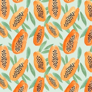 papaya Fabric green 5"