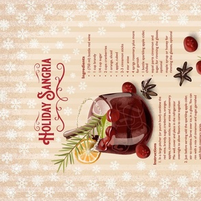 Holiday Sangria Recipe by Blue Bee Studios