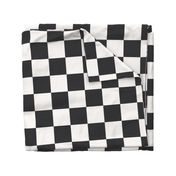 Auto racing checkered flag, large scale 