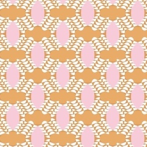 geometric morocco-ginger pink