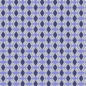 geometric morocco-indigo purple