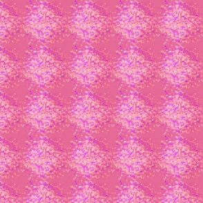 (XS) PInk & Pastel Pink & Purple_80s Nostalgia Confetti Quilt Block Design