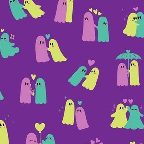 Ghostly Love (Purple, Green, Teal)