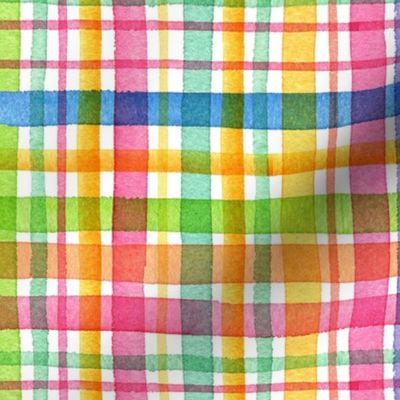 PLAID | Hand painted Watercolor lines | stripes  | Tartan 