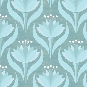 Blooming Joy Flower - Blue Hosta textured