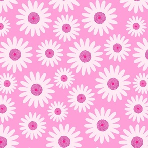 Barbie Pink daisy flowers