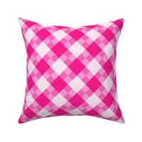 Barbie Pink diagonal vintage checkers