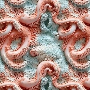 Playful Oceanic Charm: Realistic Octopus Home Decor