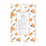 Get Celebrating  with this  Festive Mulled Wine Recipe Tea Towel
