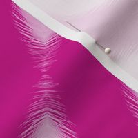 Magenta Diagonal Feathers  / small