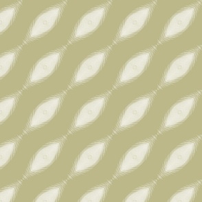 Sage Green Diagonal Feathers/ small