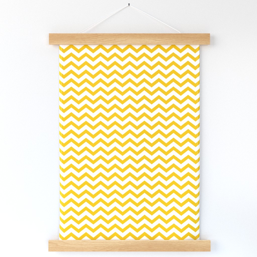 chevron mustard yellow