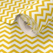 chevron mustard yellow