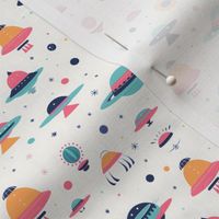 Whimsical UFO Dreams: Pastel Colors Home Decor