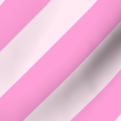 Barbie Pink diagonal stripes large