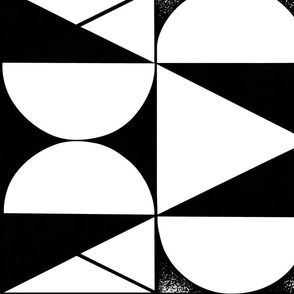 Black & White Geometric // Largest Scale