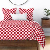 2” Classic Red and White Checkers