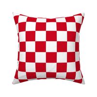 2” Classic Red and White Checkers