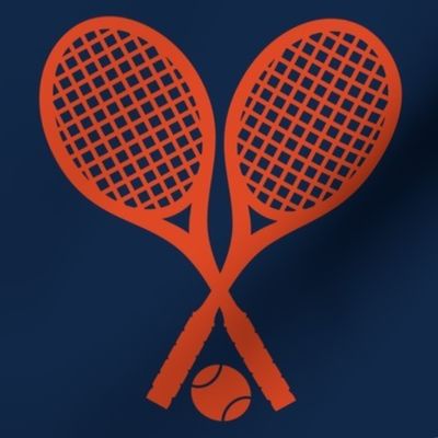 Tennis, Tennis Player, High School Tennis, College Tennis, Girls Tennis, Boys Tennis, Mens Tennis, School Spirit, Blue & Orange 