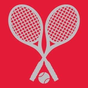 Tennis, Tennis Player, High School Tennis, College Tennis, Girls Tennis, Boys Tennis, Mens Tennis, School Spirit, Scarlet Red & Gray