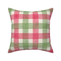 Christmas Gingham - Large - with texture