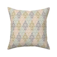 Diamond ikat geo pastel small