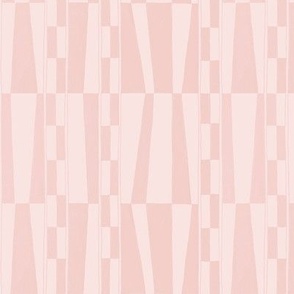 Abstract Vintage Geometric in pink