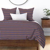 Masculine Plaid Rustic Cabin Blue Pink Yellow Navy Geometric Stripes Medium Scale