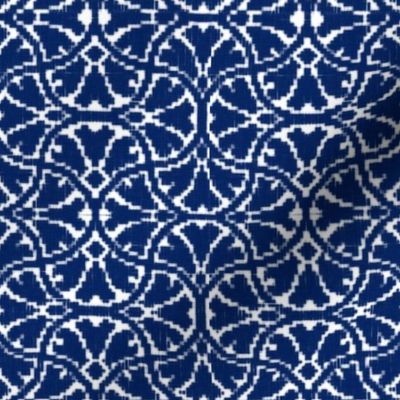 AMBUDA INDIGO   ikat neg small