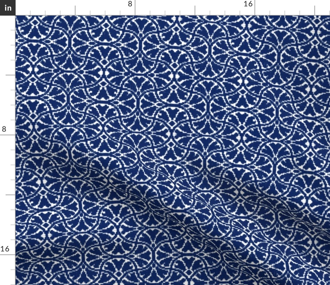 AMBUDA INDIGO   ikat neg small