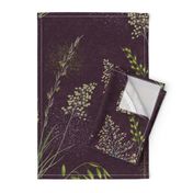 Wild Grasses & Pollen-Aubergine-XL