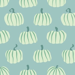 Oversized Pumpkins Pattern 1 -  Eerie Moonlight 1