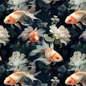 Golden Serenity: Elegance in Goldfish Home Decor