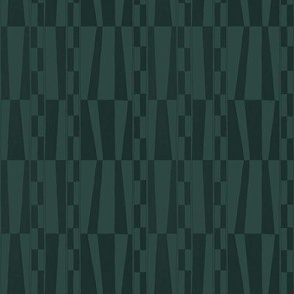 Abstract Vintage Geometric in green