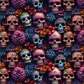 Calavera Dreams: Mesmerizing Mexican Sugar Skulls