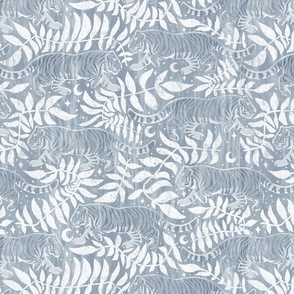 Tigers - large - slate blue 