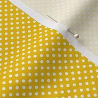 mini polka dots 2 mustard yellow