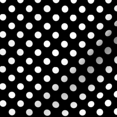 polka dots 2 black