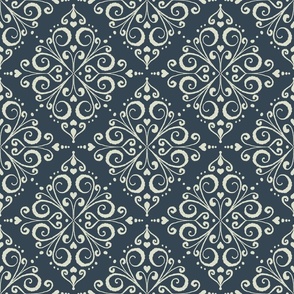 Garden Trellis // Navy // Medium