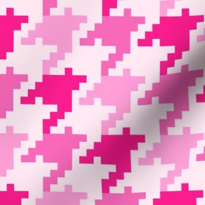 Barbie Pink houndstooth