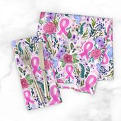 Pink Ribbon, Breast Cancer, Blue, Hummingbird, Pink, Purple, Green, Cancer, floral, flowers,  by JG_Anchor_Designs, #pink #breastcancer #cancer #hummingbird #blue #floral #flowers