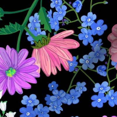 LARGE-Forget-Me-Not-and-Daisy-Bouquet-blue-violet