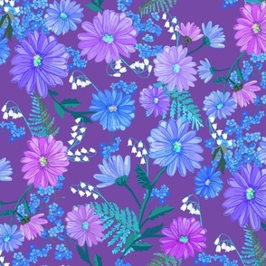 medium-Forget-Me-Not-and-Daisy-Bouquet-blue-violet 