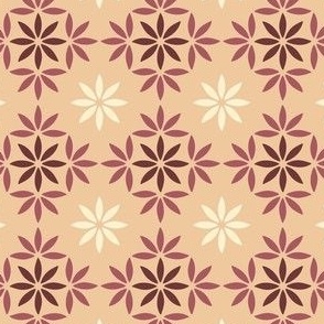 Picnic Flowers (Pink Field Colourway) - Forest of Trees Colourway