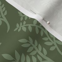 Ohia Forest-Branches-Leafy & Forest Greens, Bedding, Home Decor, Garments