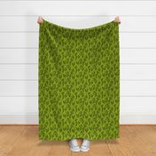 Ohia Forest-Branches-Lime & Dark Green, Bedding, Home Decor, Garments