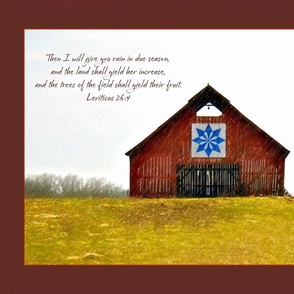 004 Quilt barn, Leviticus - front